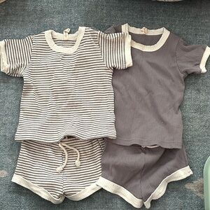 Quincy Mae Bundle - 2 short and shirt sets